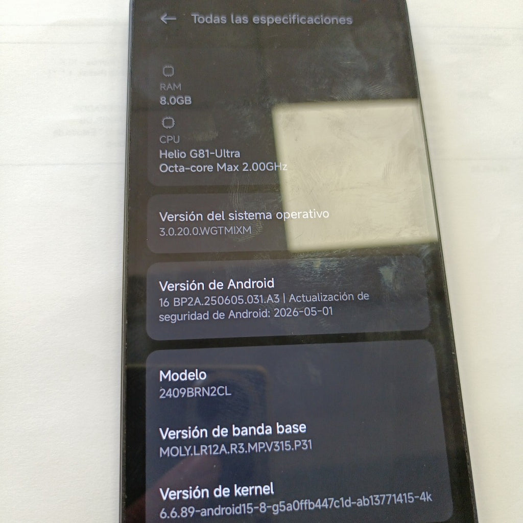 CELULAR XIAOMI REDMI 14C 2409BRN2CL (2024) 256 GB 8 GB RAM (SEMINUEVO)
