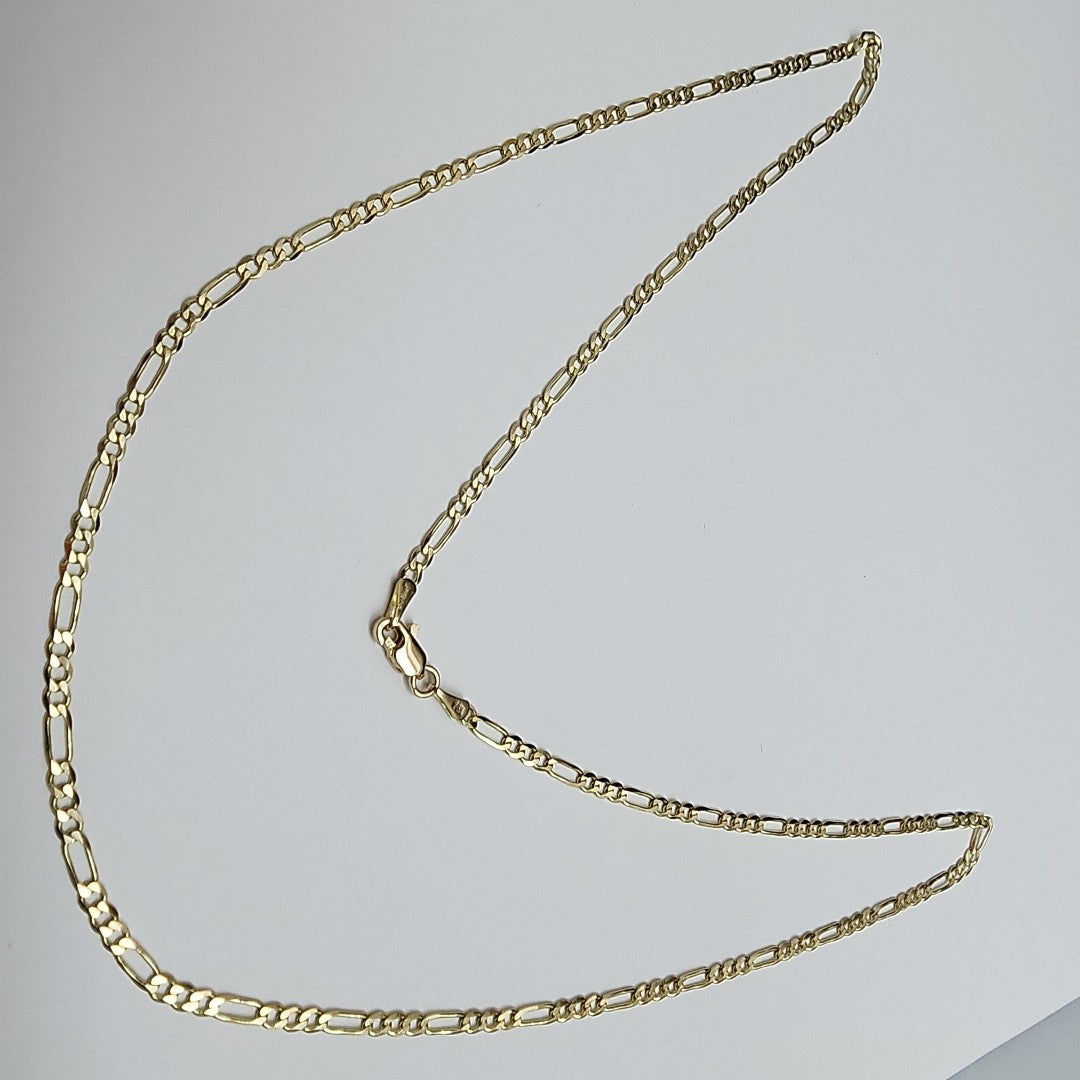 CADENA 3X1 14K 55 CM 5 GR (NUEVO)
