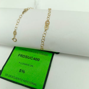 PULSERA ESPECIAL 14K 18 CM 1.6 GR (NUEVO)