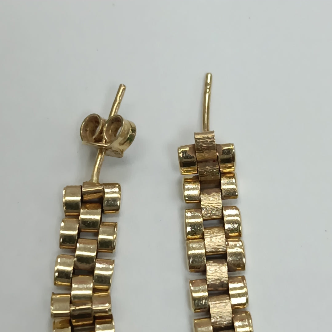 ARETES PAR ORO 14 K 2.2 GRMS (SEMINUEVO)