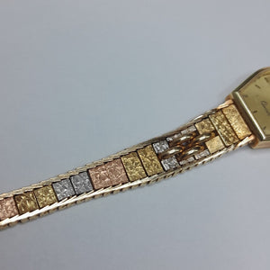 RELOJ CAJA Y PULSO ORO ORO 14 K 20.8 GRMS (SEMINUEVO)