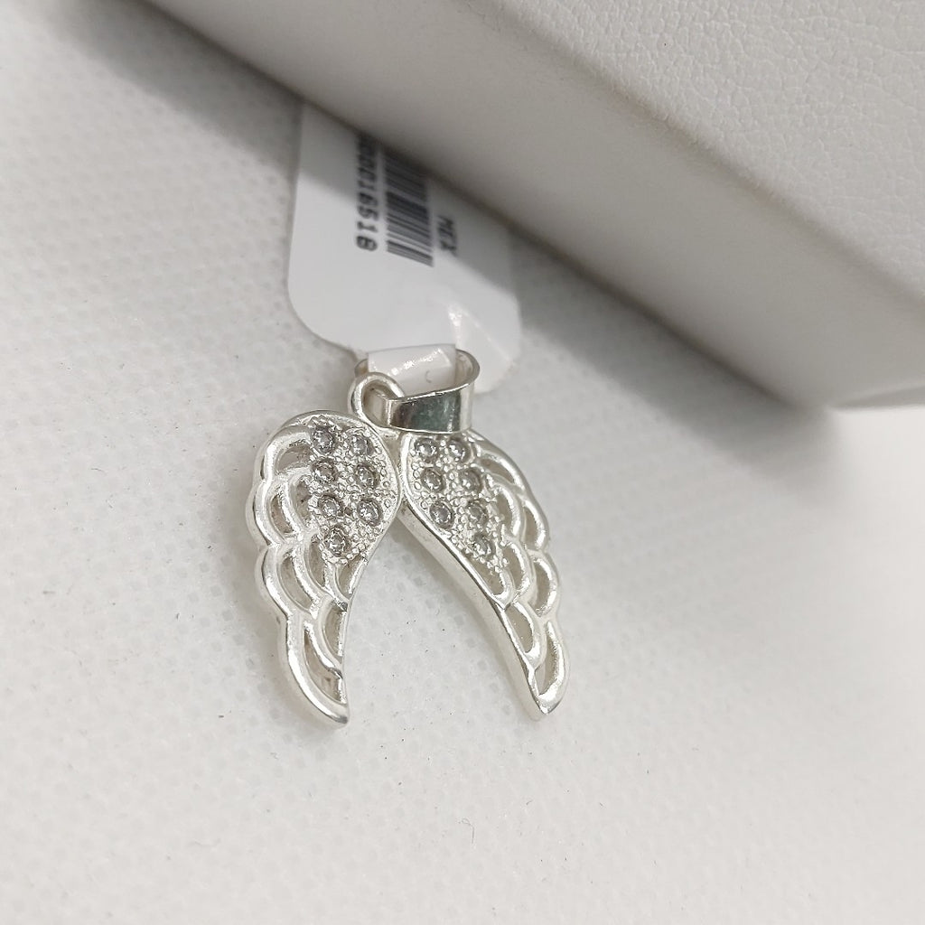 DIJE ALAS C/CIRCONIAS PLATA .925 2.4 GR (NUEVO)