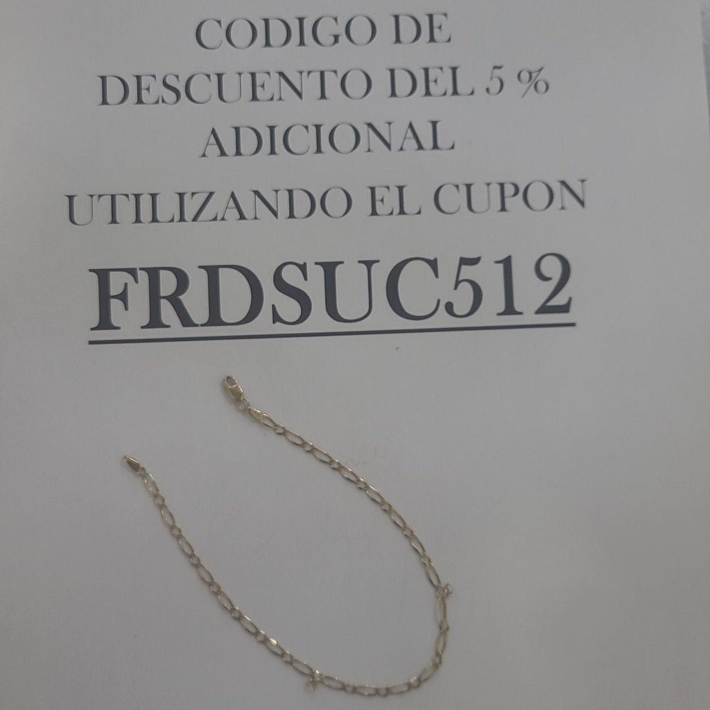 PULSERA ORO 14 K 2,20 GRMS (SEMINUEVO)