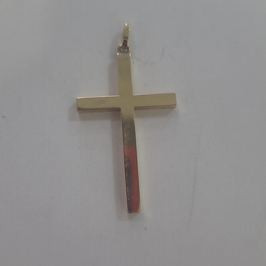 CRUZ,DIJE ORO 14 K 3,10 GRMS (SEMINUEVO)