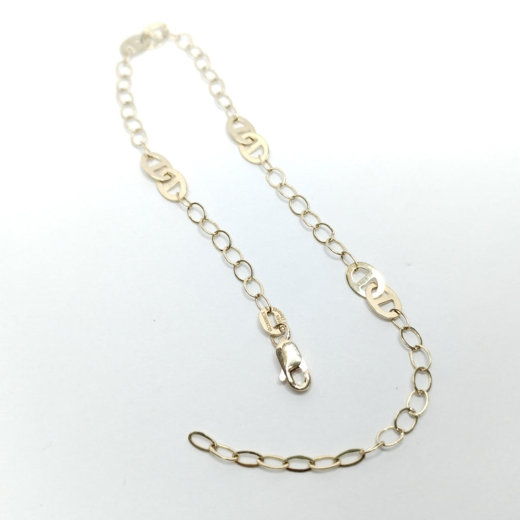 PULSERA ESPECIAL 14K 21 CM 1.9 GR (NUEVO)