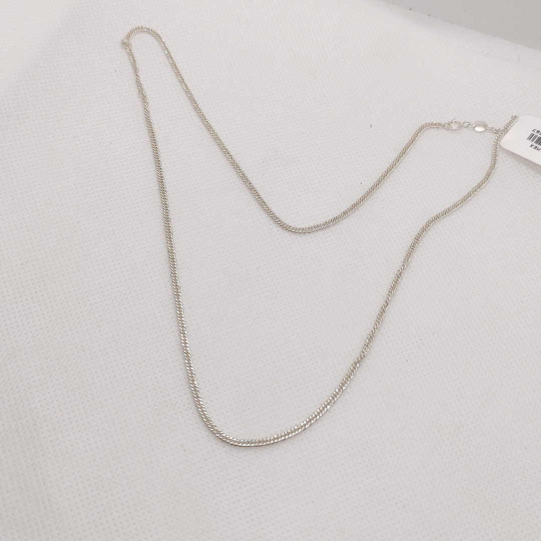 CADENA BARBADA PLATA .925 50 CM 4.22 GR (NUEVO)