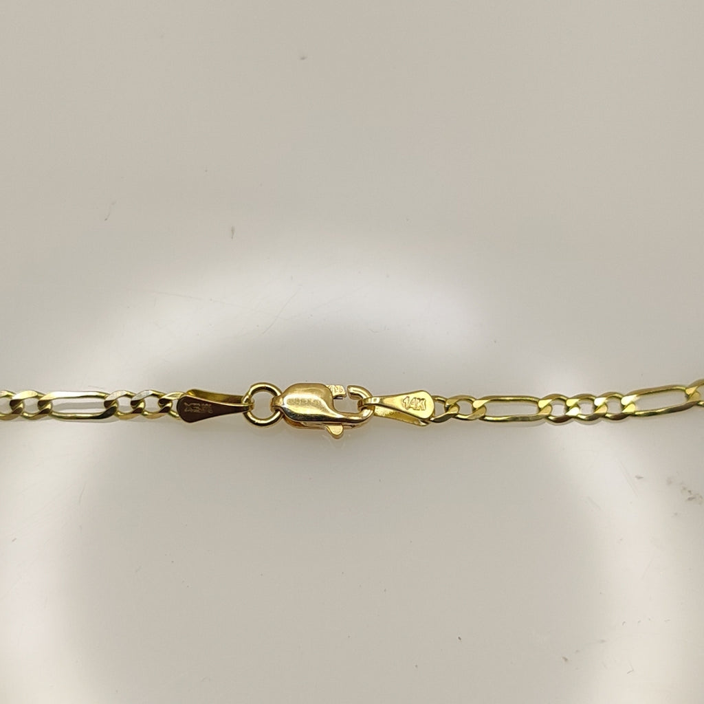 CADENA 3X1 14K 55 CM 5 GR (NUEVO)