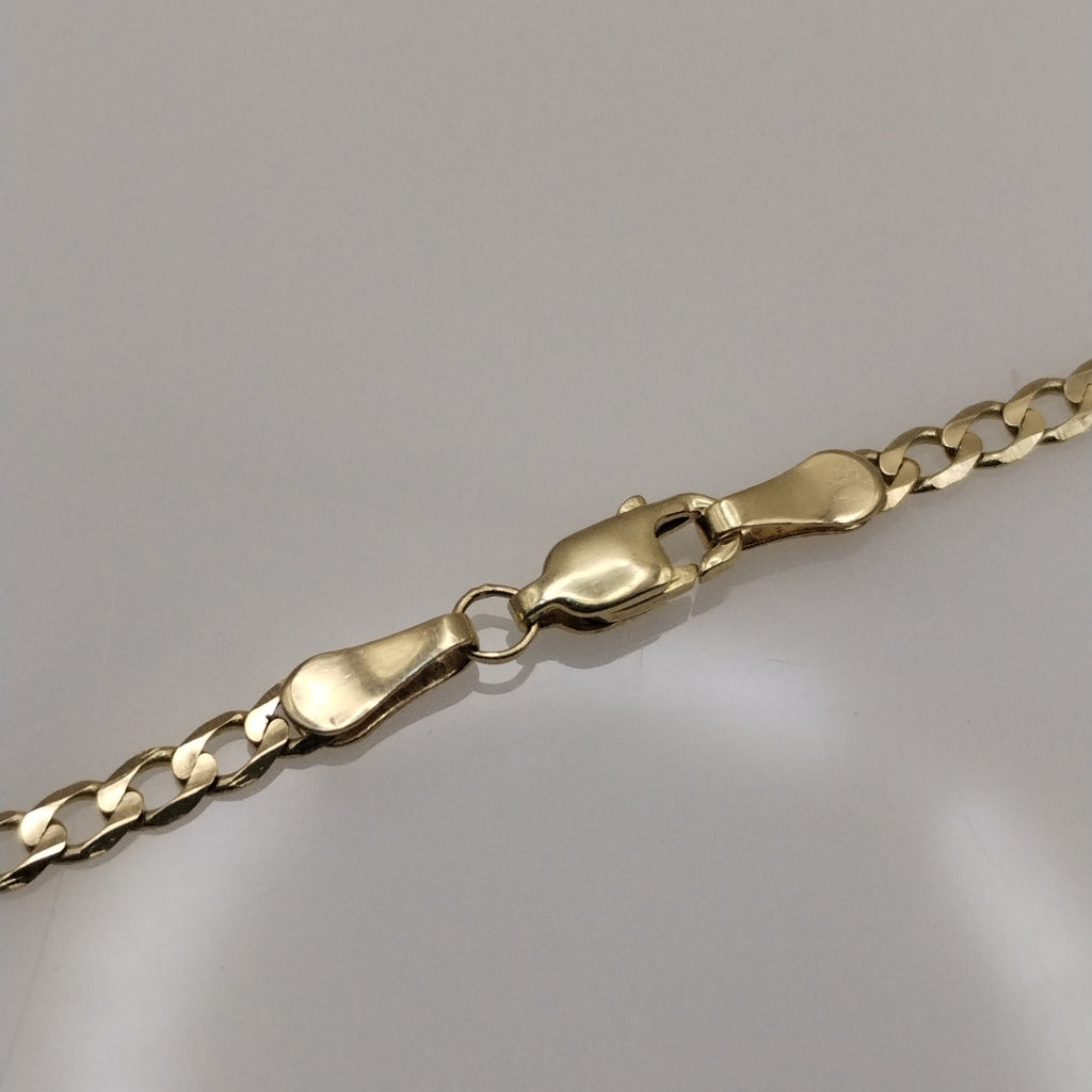 CADENA TEJIDO BARBADA 14K 60 CM 8.9 GR (NUEVO)