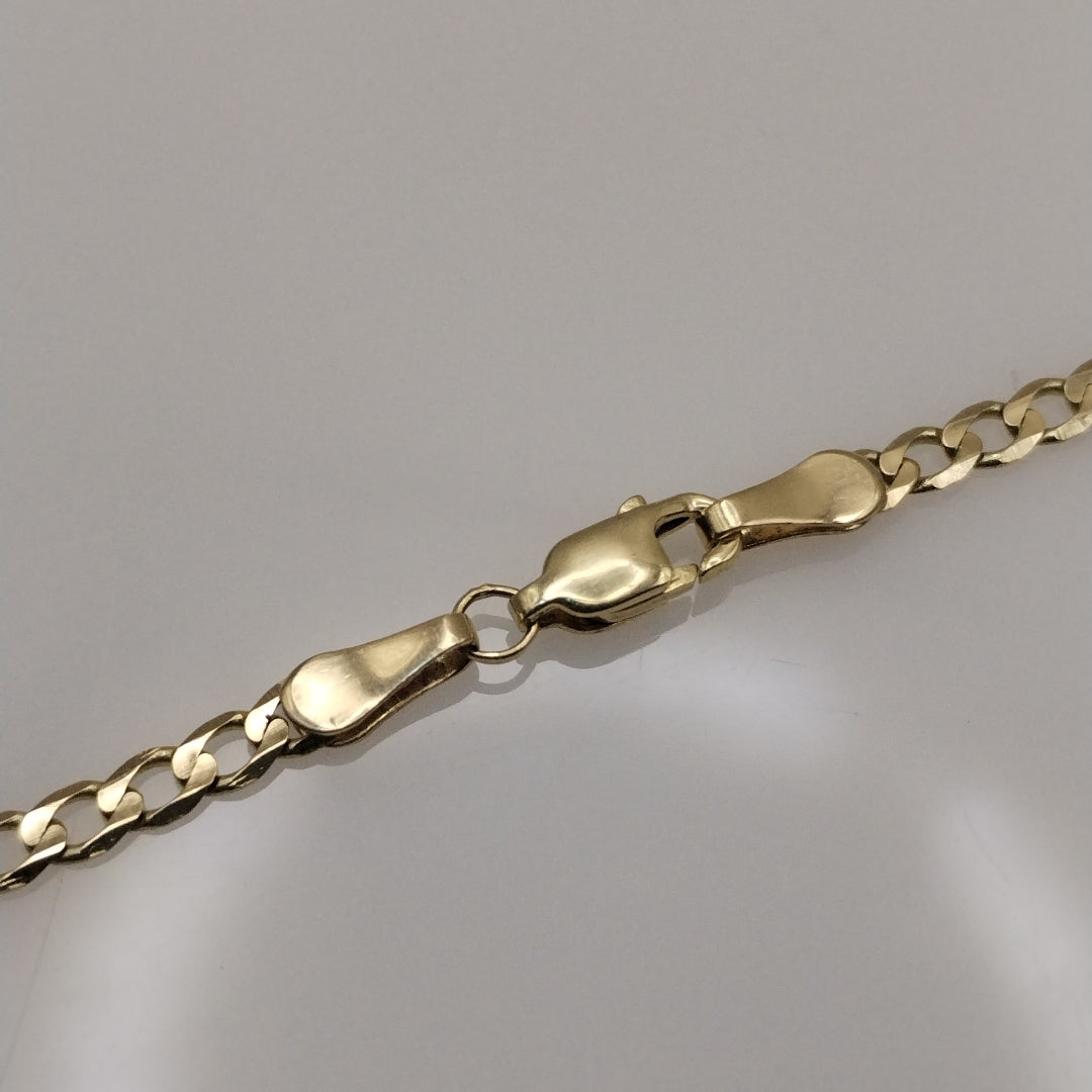CADENA TEJIDO BARBADA 14K 60 CM 8.9 GR (NUEVO)