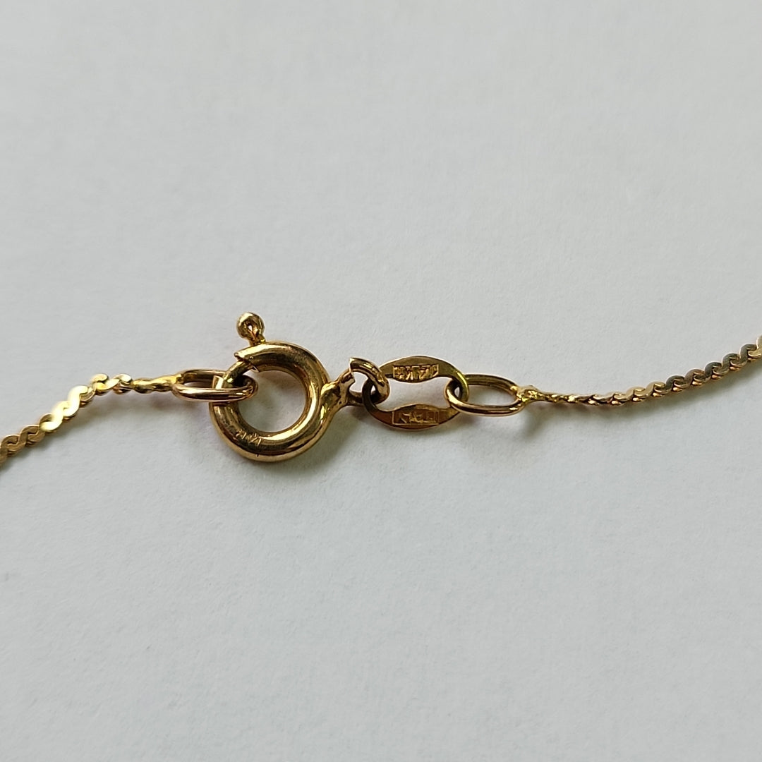 GARGANTILLA ORO 14 K 3,50 GRMS (SEMINUEVO)