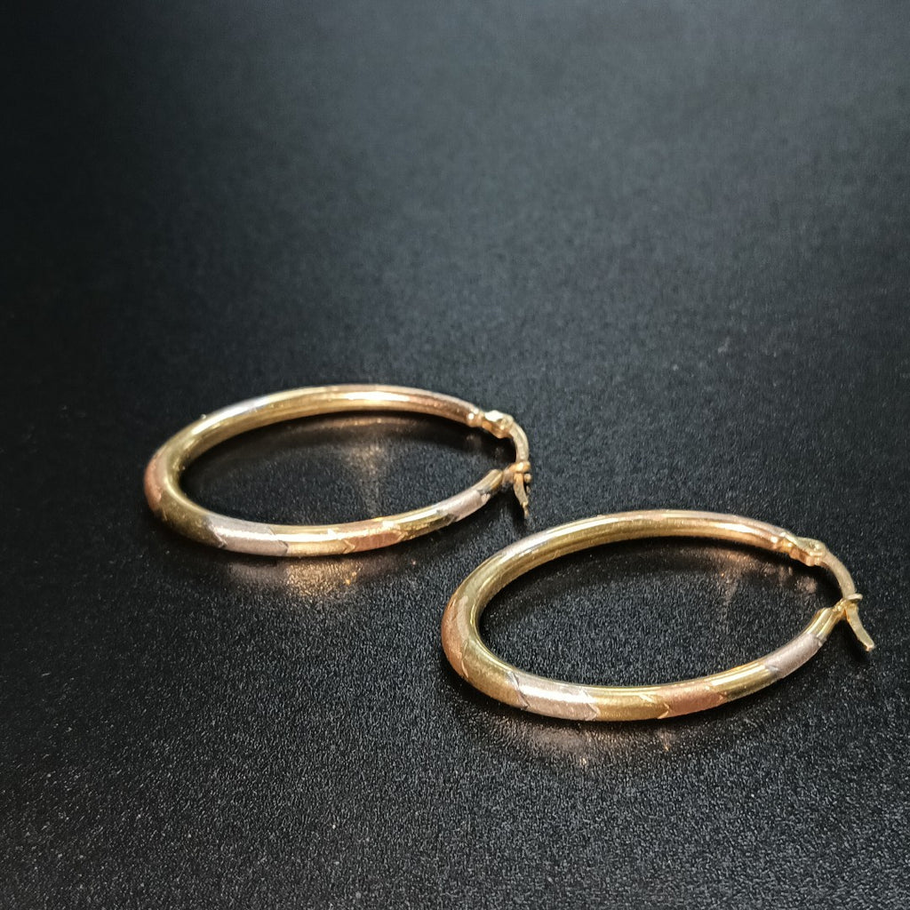 ARRACADAS PAR ORO 10 K 5 GRMS (SEMINUEVO)