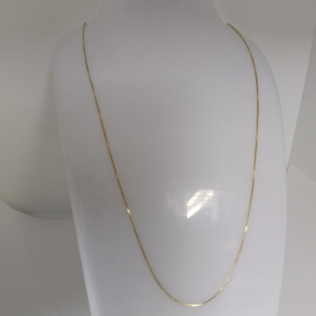 CADENA VENECIANO 14K 55 CM 1.7 GR (NUEVO)