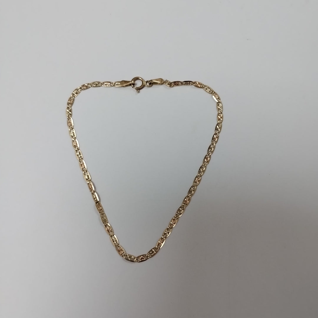 PULSERA ORO COMBINADO 14 K 1,20 GRMS (SEMINUEVO)