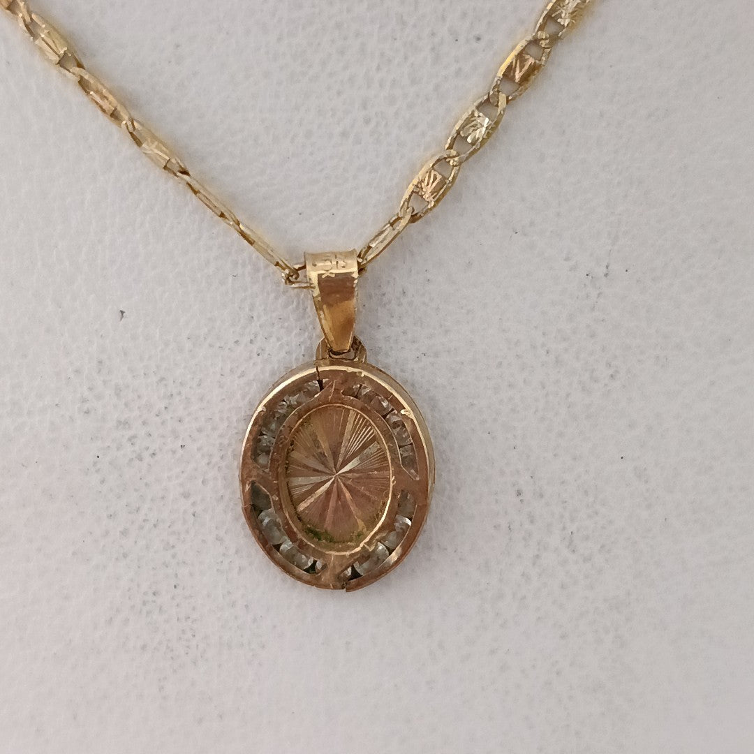 CADENA ORO COMBINADO 10 K 2.7 GRMS (SEMINUEVO)