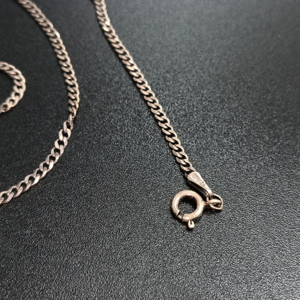 CADENA TEJIDO BARBADO PLATA .925 60 CM 5.6 GR (NUEVO)