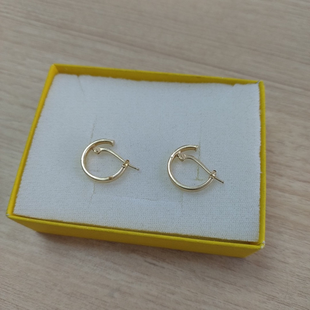 ARETES PAR ORO 14 K 1,20 GRMS (SEMINUEVO)