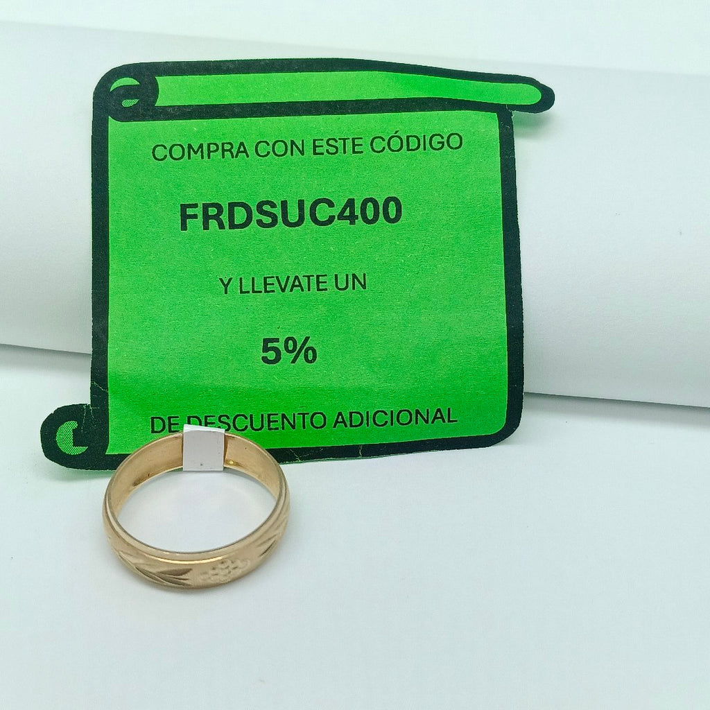 ARGOLLA ORO 8 K 1.9 GRMS (SEMINUEVO)