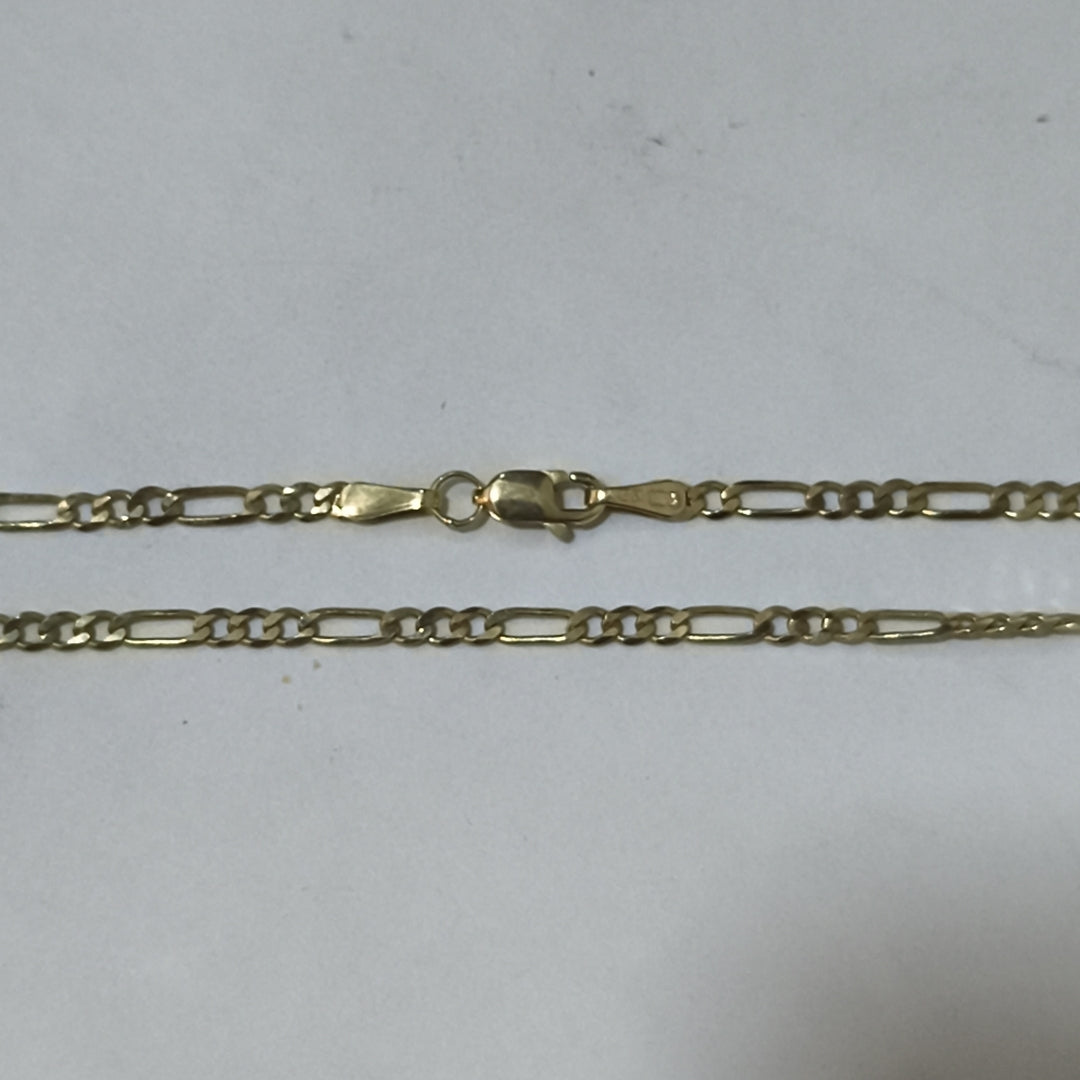 CADENA TEJIDO 3X1 14K 60 CM 5.6 GR (NUEVO)