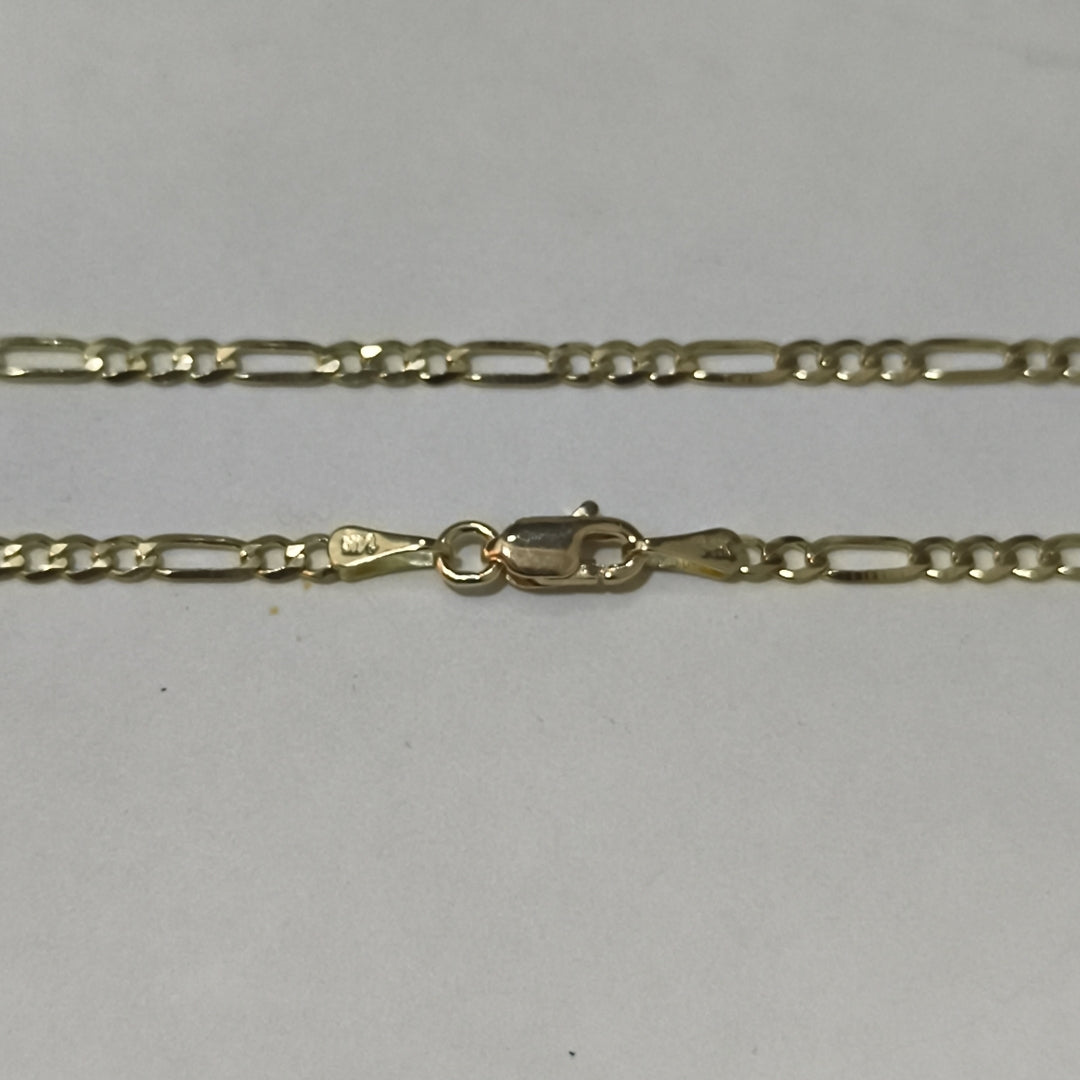 CADENA 3X1 14K 55 CM 4.9 GR (NUEVO)