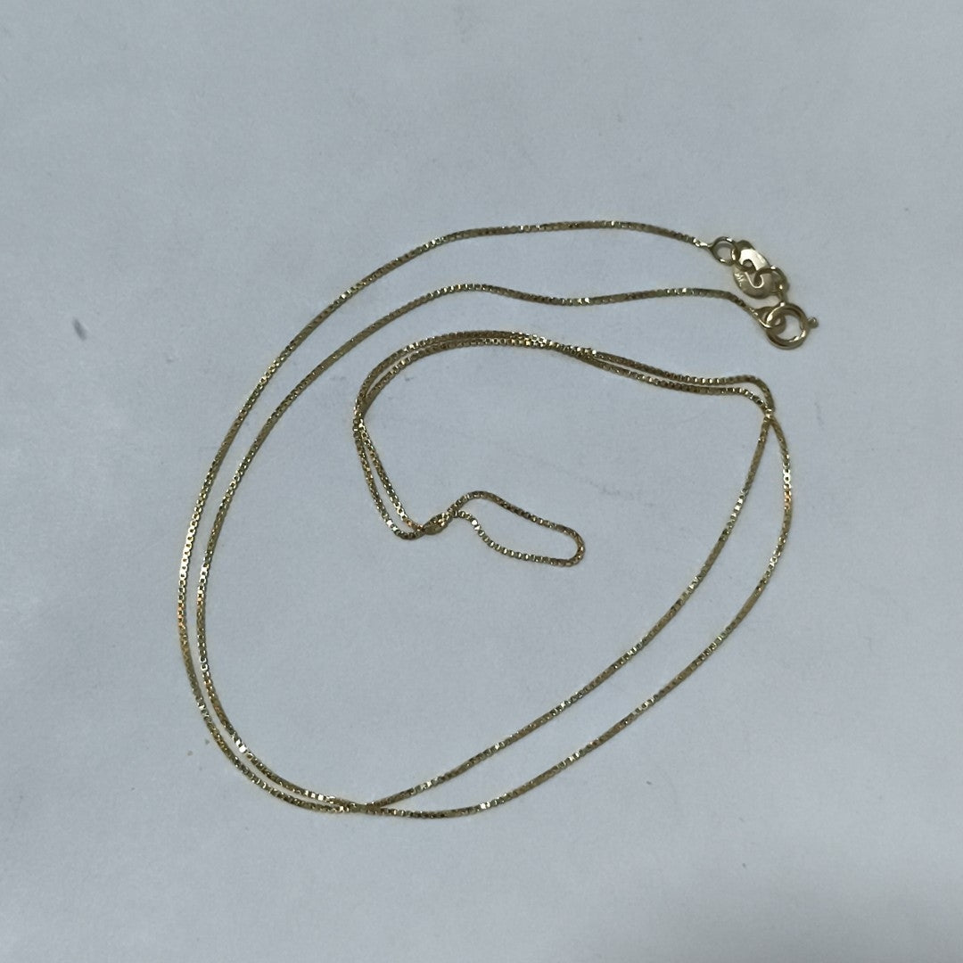 CADENA VENECIANO 14K 55 CM 1.7 GR (NUEVO)