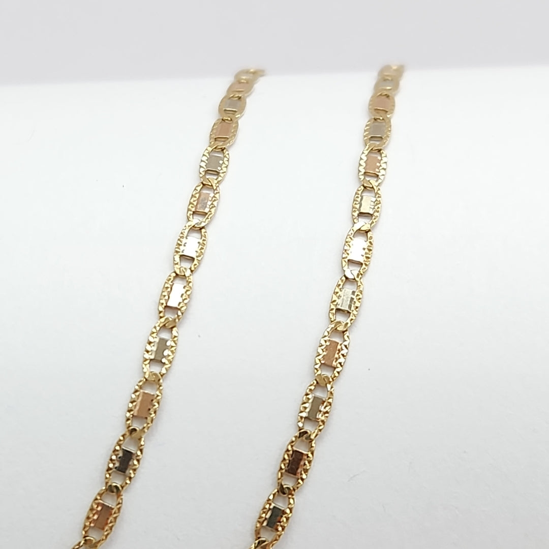CADENA ORO, ORO COMBINADO 10 K 3.9 GRMS (SEMINUEVO)