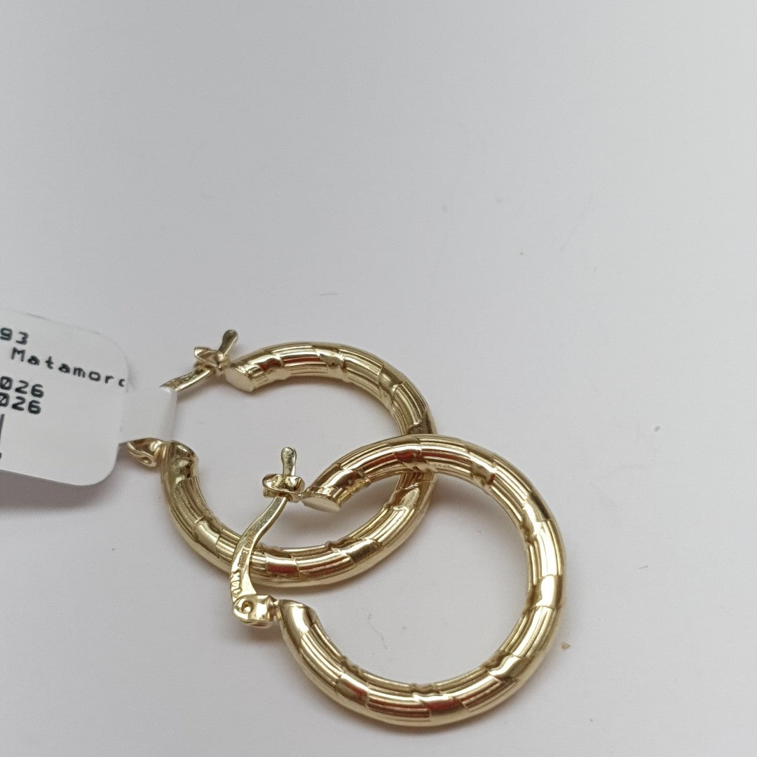 ARETES ARRACADAS 14K 2.7 GR (NUEVO)
