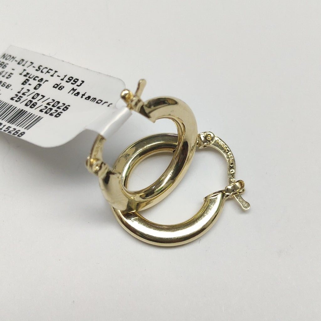 ARETES ARRACADAS 14K 1.6 GR (NUEVO)