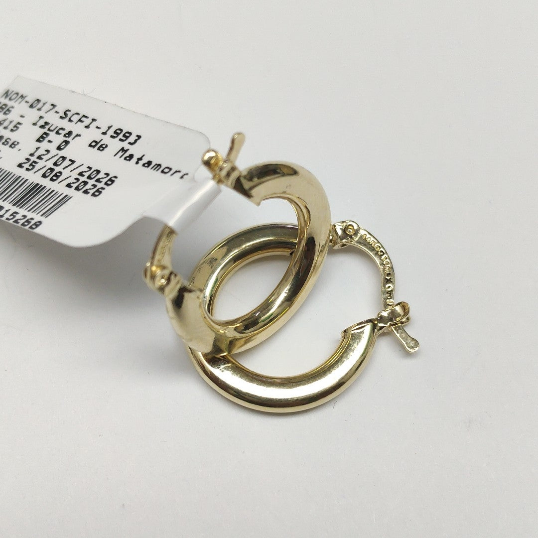 ARETES ARRACADAS 14K 1.6 GR (NUEVO)