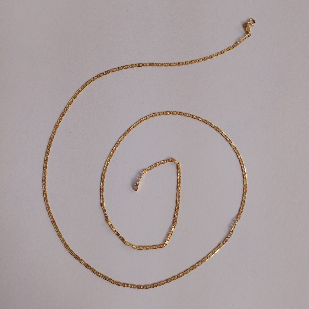 CADENA ORO, RODIADO 10 K 3 GRMS (SEMINUEVO)