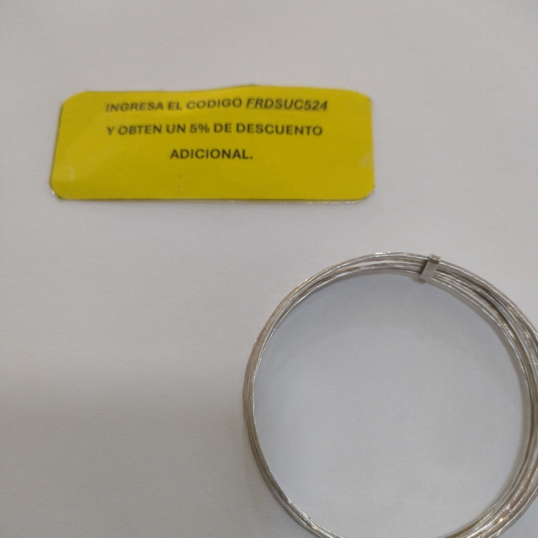 PULSERA, PULSERA RIGIDA PLATA 32.1 GRMS (SEMINUEVO)