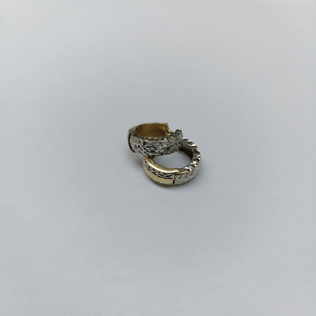 ARRACADAS PAR ORO,RODIADO 14 K 1,80 GRMS (SEMINUEVO)