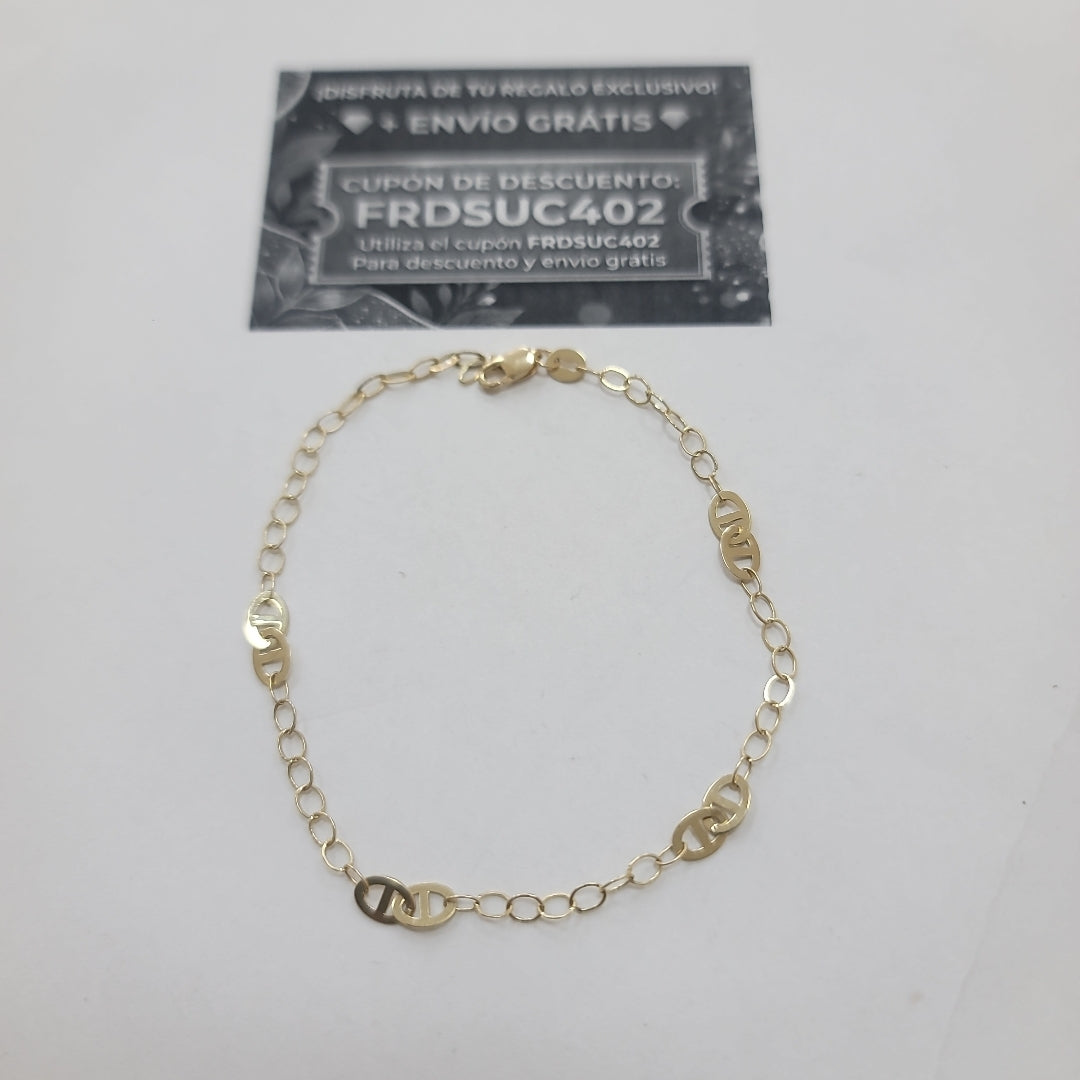PULSERA ESPECIAL 14K 21 CM 1.8 GR (NUEVO)