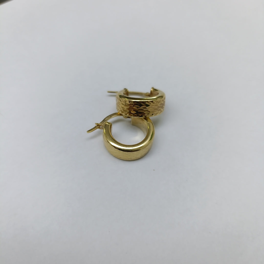 ARRACADAS PAR ORO 14 K 2.8 GRMS (SEMINUEVO)