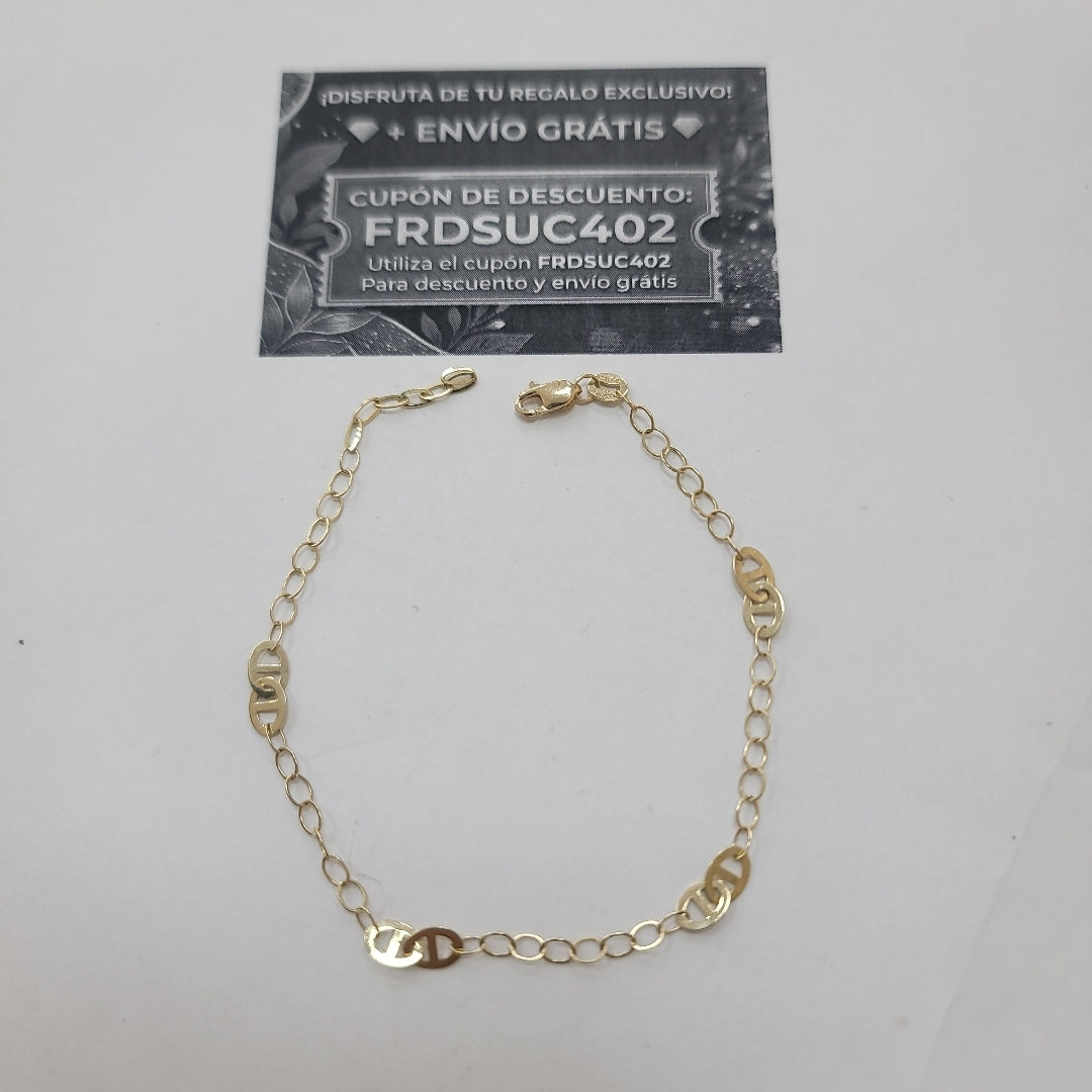 PULSERA ESPECIAL 14K 21 CM 1.8 GR (NUEVO)