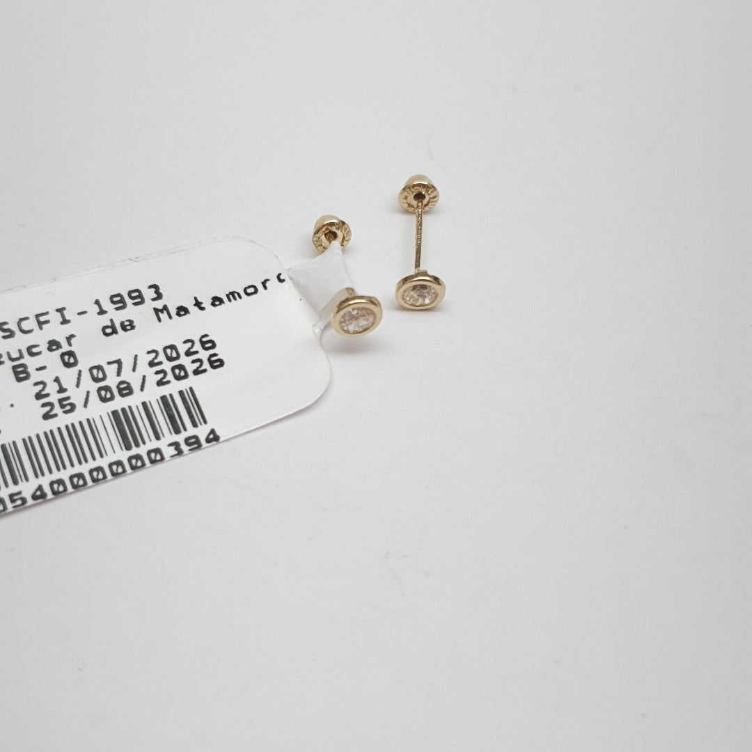 BROQUELES BROQUEL C CIRCONIA 14K 0.1501 GR (NUEVO)