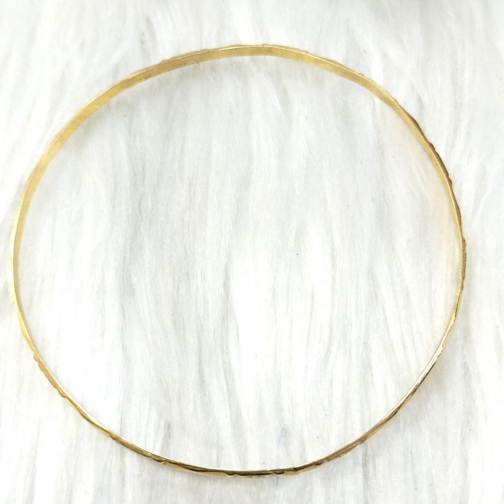 PULSERA RIGIDA ORO 14 K 3.3 GRMS (SEMINUEVO)