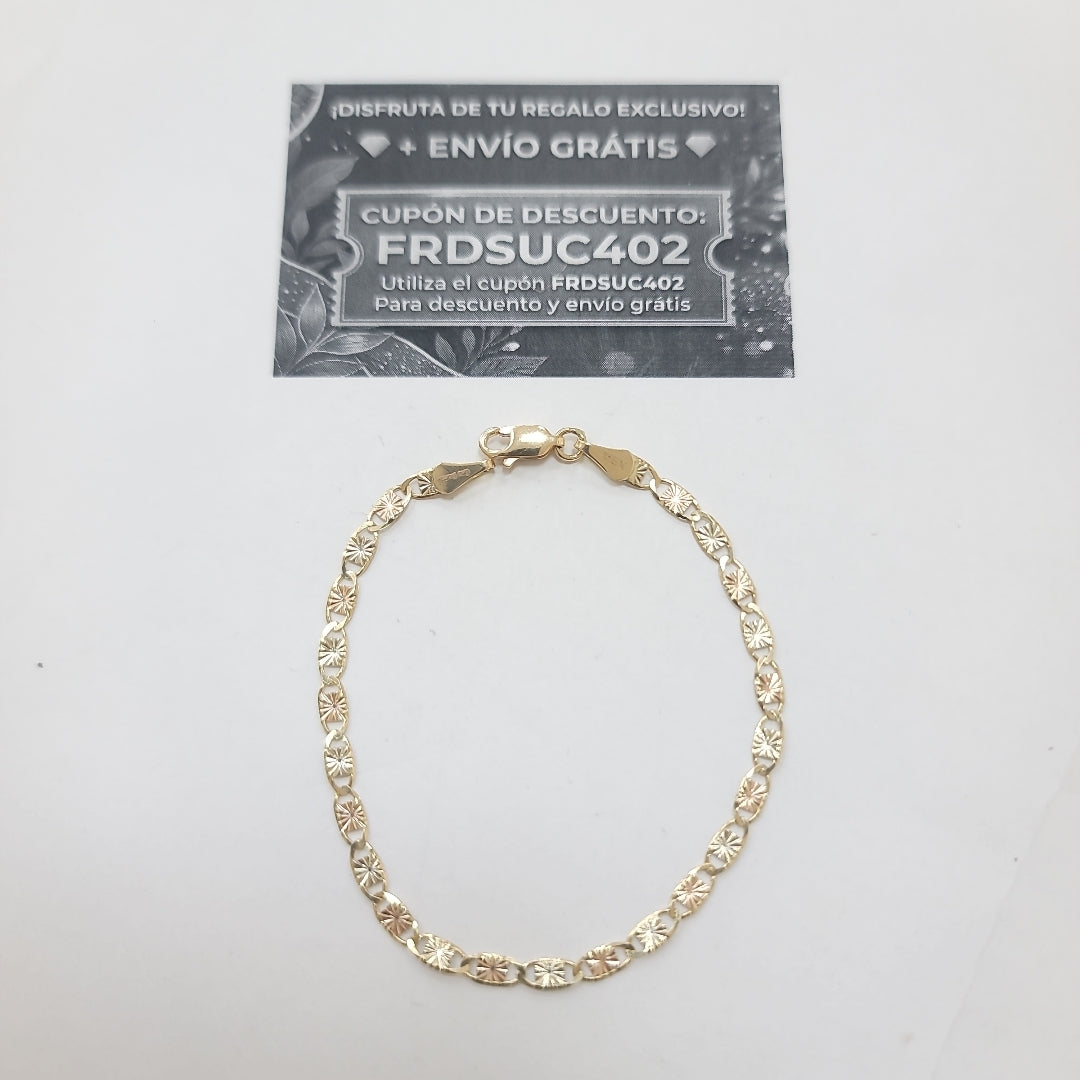 PULSERA GUCHI 14K 18 CM 2.8 GR (NUEVO)