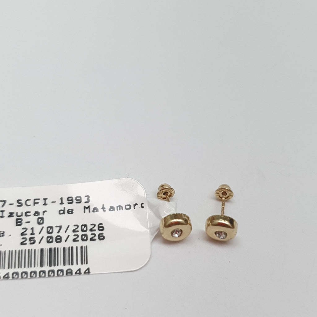 BROQUELES BROQUEL C CIRCONIA 14K 0.27 GR (NUEVO)