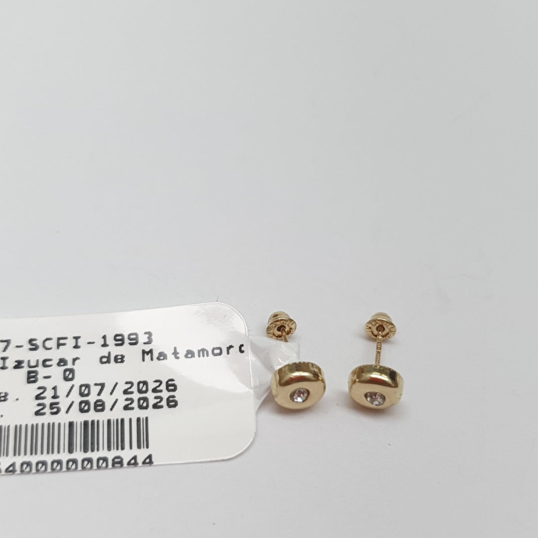 BROQUELES BROQUEL C CIRCONIA 14K 0.27 GR (NUEVO)