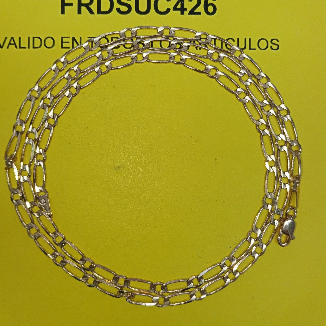 CADENAS 1X1 ORO 14K 55 CM 7.3 GR (NUEVO)