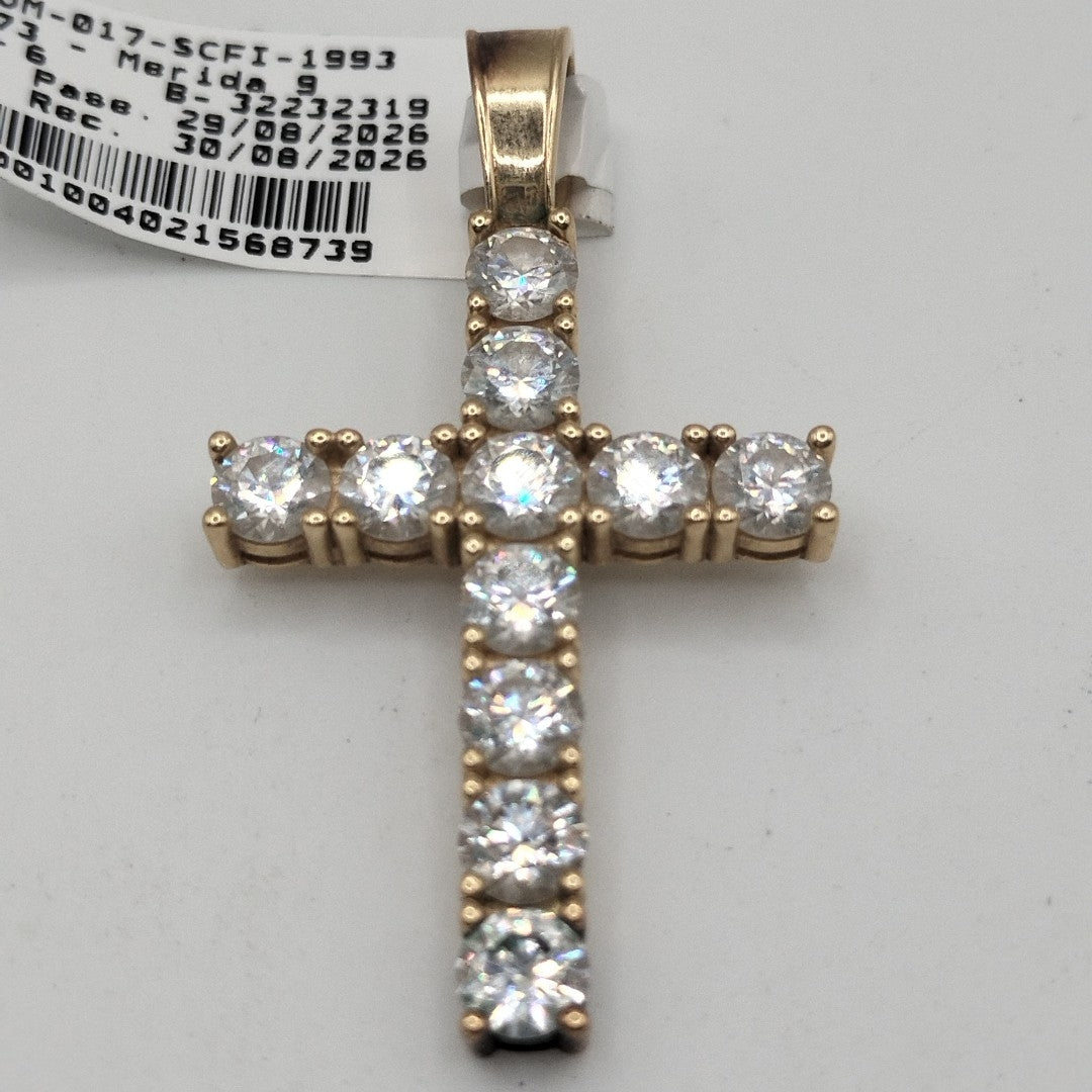CRUZ,DIJE ORO 10 K 6,70 GRMS (SEMINUEVO)