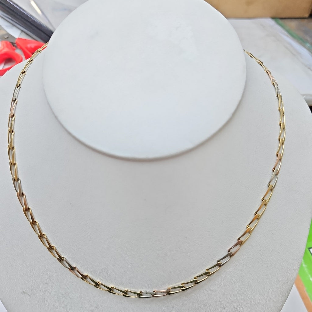 CADENA ORO,ORO COMBINADO 14 K 11,70 GRMS (SEMINUEVO)