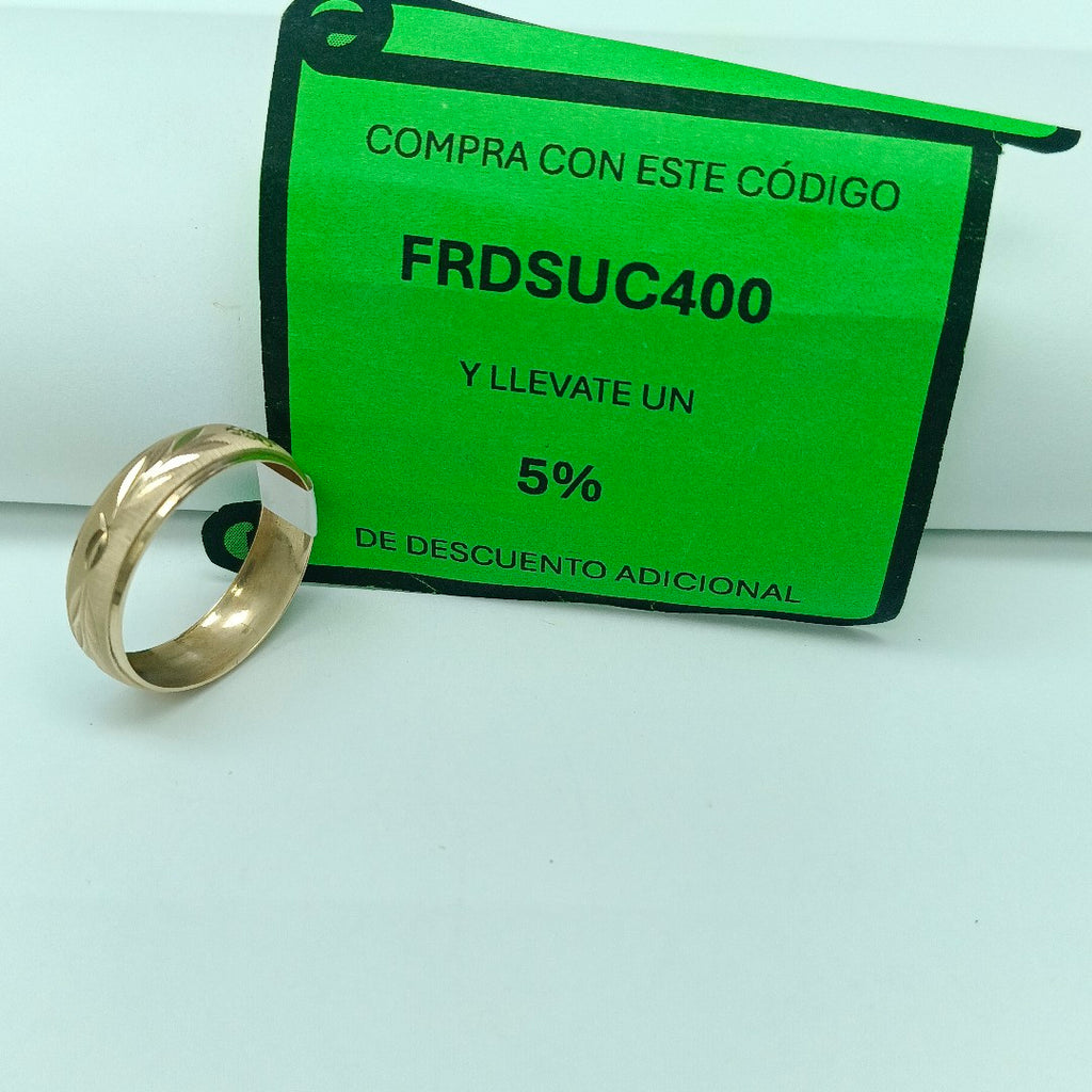 ARGOLLA ORO 8 K 1.9 GRMS (SEMINUEVO)