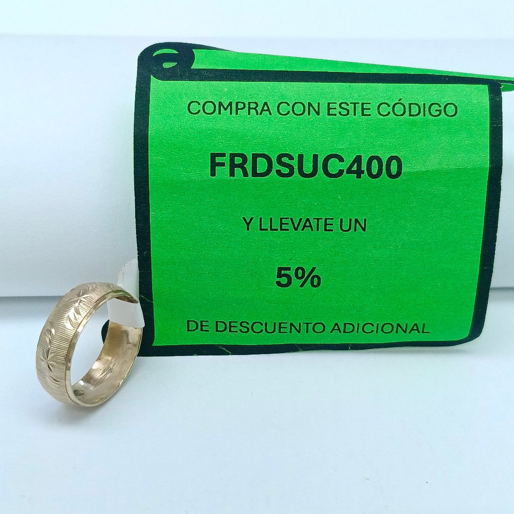 ARGOLLA ORO 10 K 1.7 GRMS (SEMINUEVO)