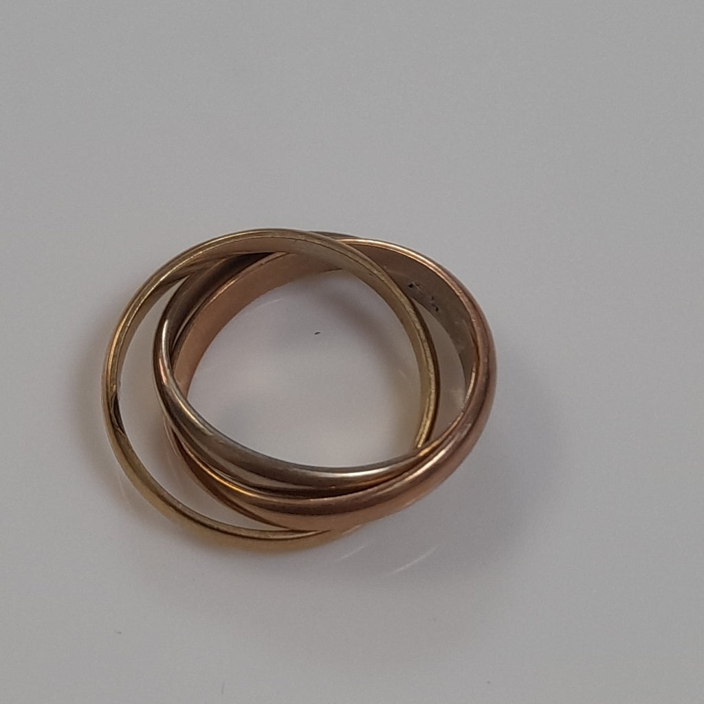 ANILLITO ORO COMBINADO 14 K 2,00 GRMS (SEMINUEVO)