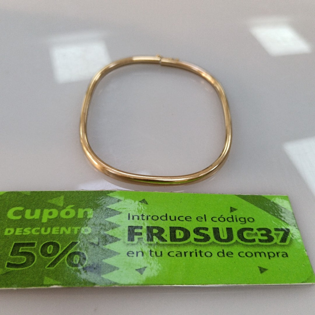 PULSERA RIGIDA ORO 14 K 6.5 GRMS (SEMINUEVO)