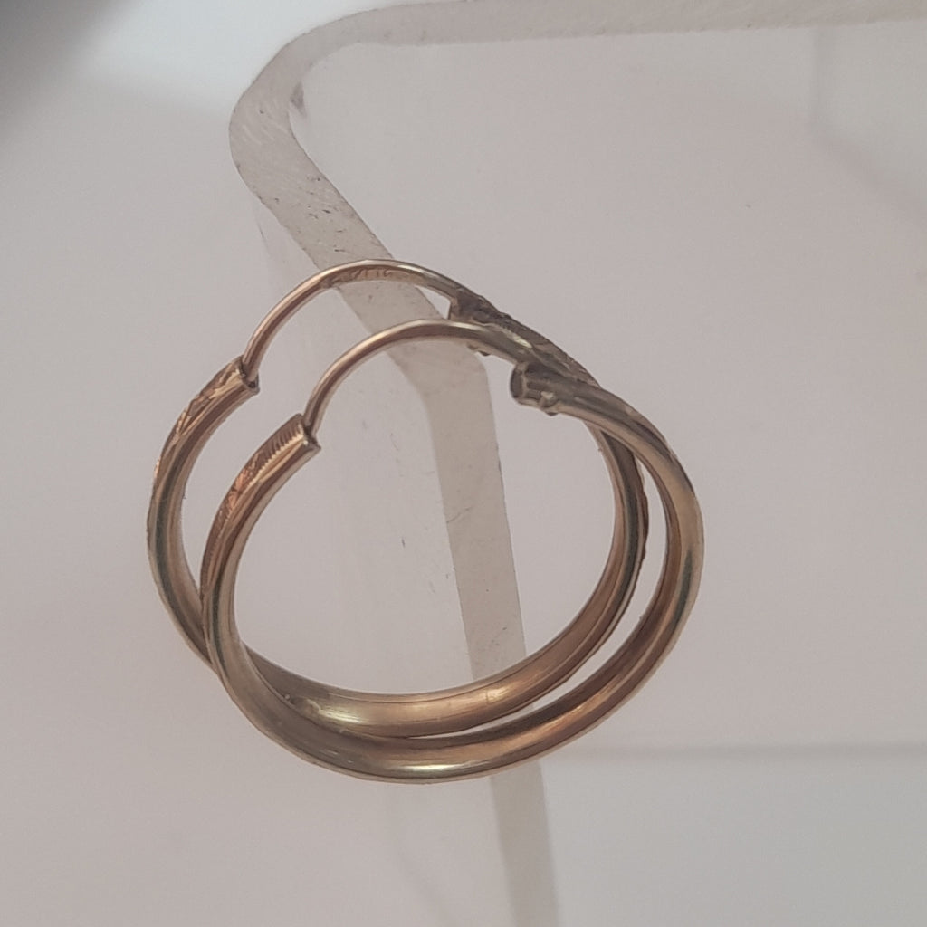 ARRACADAS PAR ORO 10 K 1,70 GRMS (SEMINUEVO)