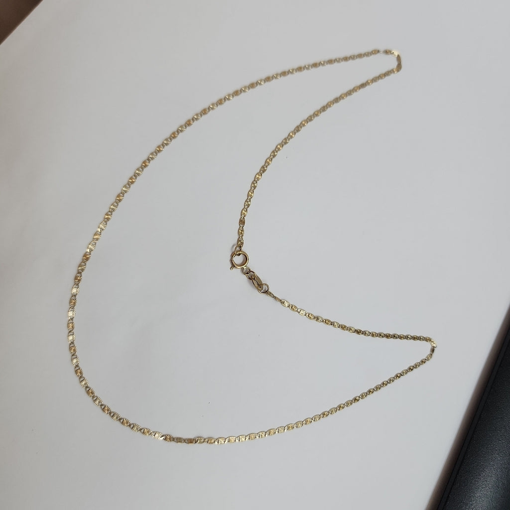CADENA ORO COMBINADO 10 K 1.8 GRMS (SEMINUEVO)