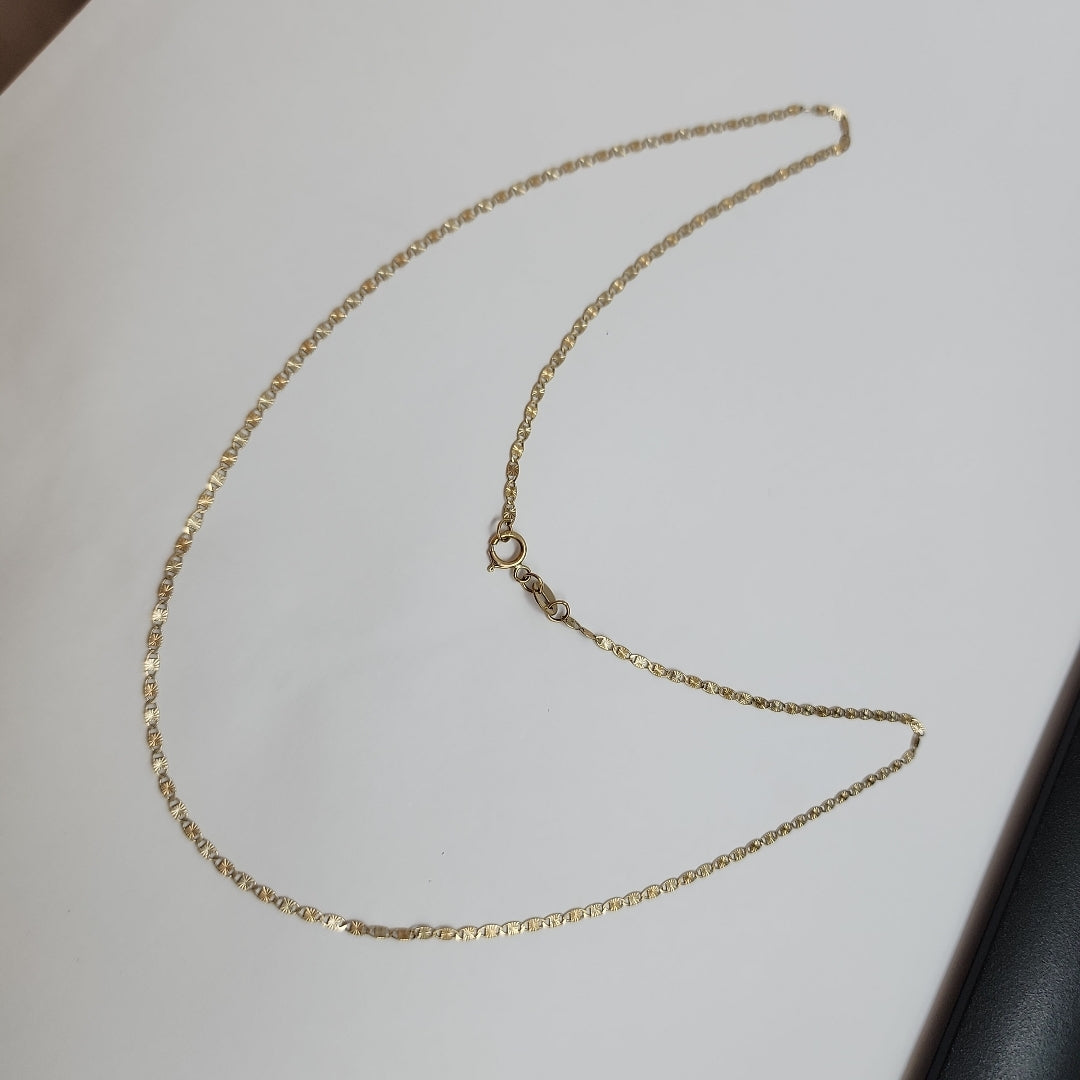 CADENA ORO COMBINADO 10 K 1.8 GRMS (SEMINUEVO)