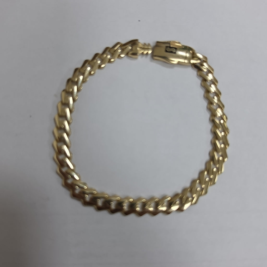 PULSERA MONACO ORO 14K 7.4 (NUEVO)
